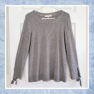 Loft Tie Sleeve Sweater